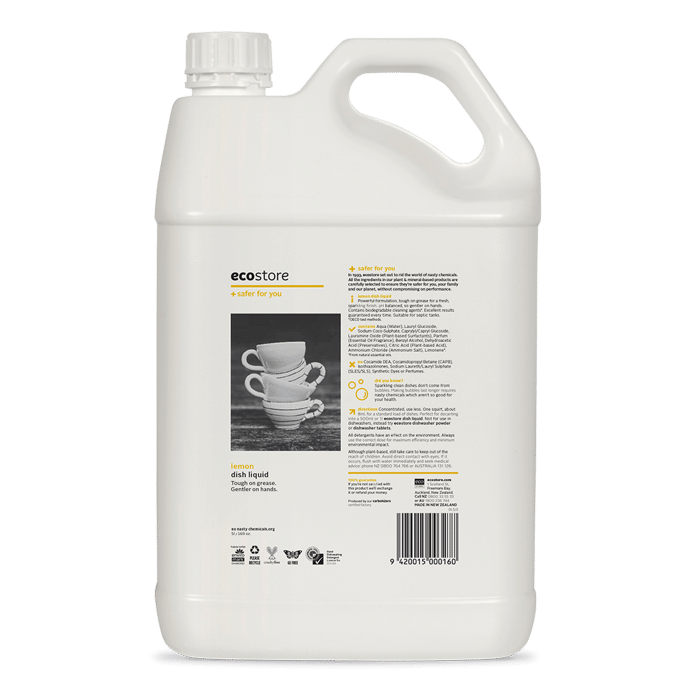 Lemon Dish Liquid 5-Litre (Case of 4)